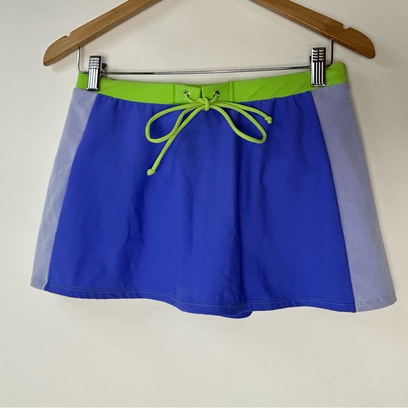 Cazimi JC Penney Swim Skort Blue/Green NWT Size 12 - Picture 1 of 11